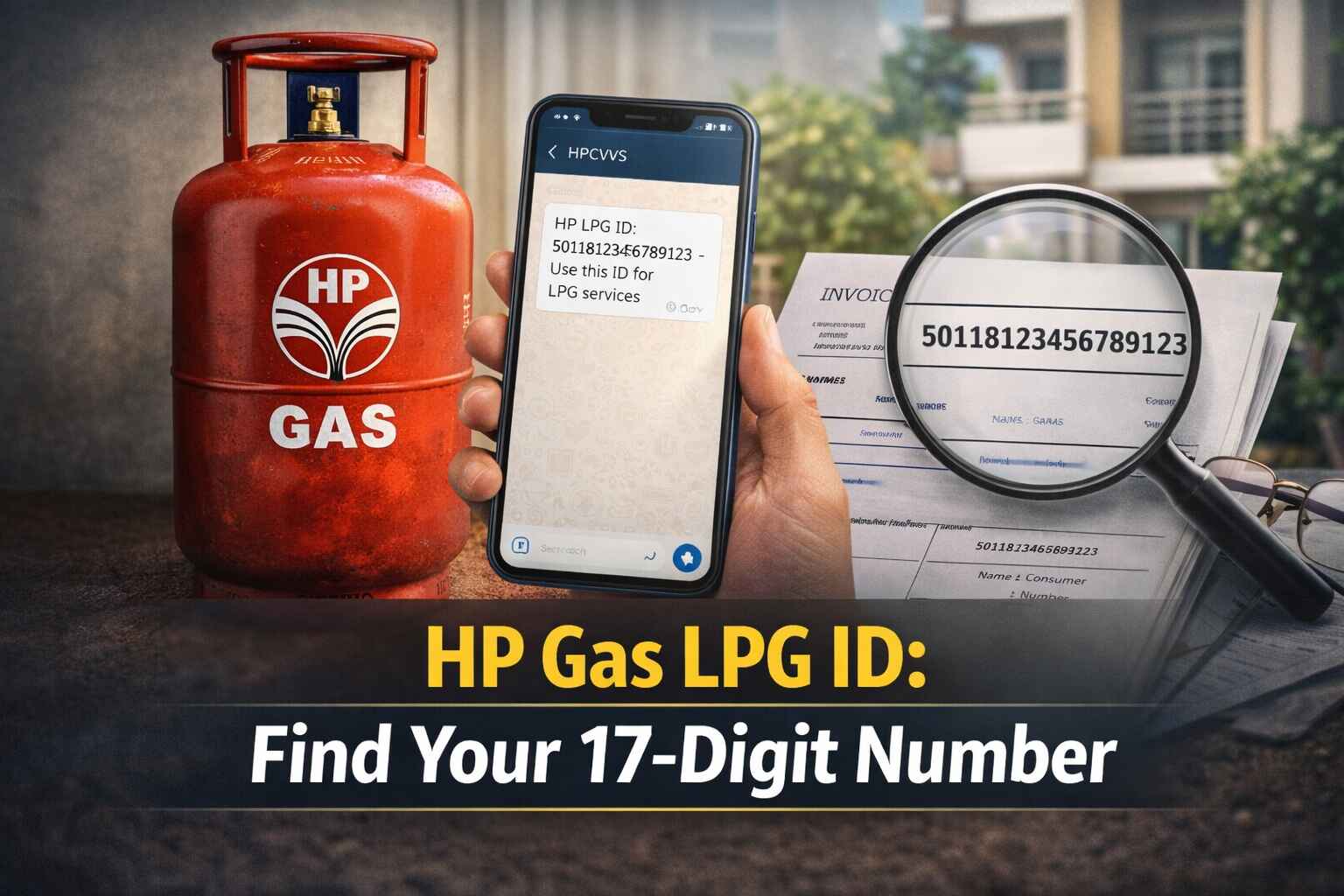 HP Gas LPG ID: How to Find Your 17-Digit Number Fast